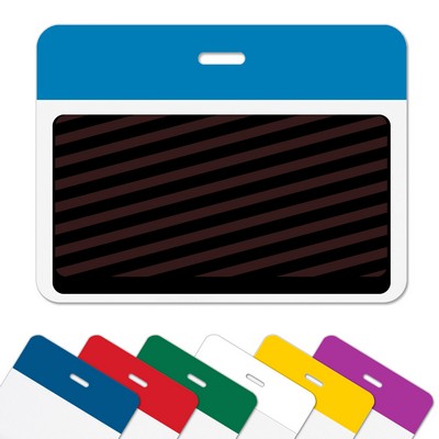 Large TEMPbadge 2-Part Expiring Badge Clip-On BACK PART, No Title, 3" x 4"