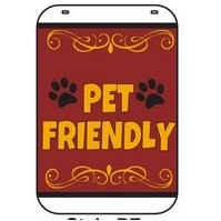 Stock Swing Sign (Pet Friendly - Single Sided Kit)