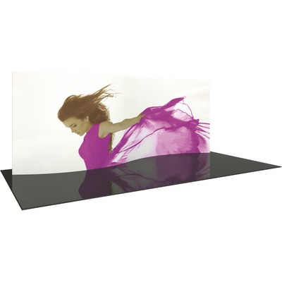 Formulate Master 20' WSC1 Serpentine Curve Fabric Backwall