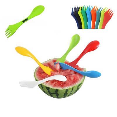 3" 1 Multi-functional Plastic Knife Fork Spoon