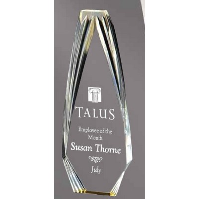 Small Gold Acrylic Diamond Obelisk Award
