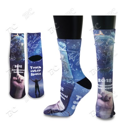 14" Athletic Tube Sock With Full Color Sublimation