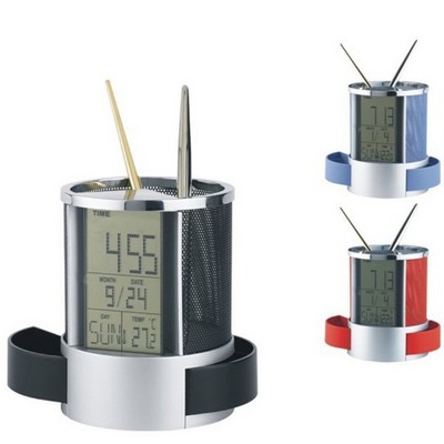 Digial Calendar Pen Holder