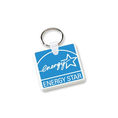 Square Flexible Keychain (Screen/Pad Print)