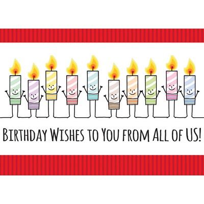 Candid Candles Birthday Cards