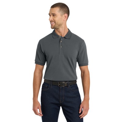 Port Authority® Heavyweight Cotton Pique Polo Shirt