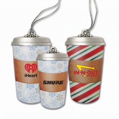 3D Gallery Print Collection ToGo Cup Logo Ornament (Mini Size)