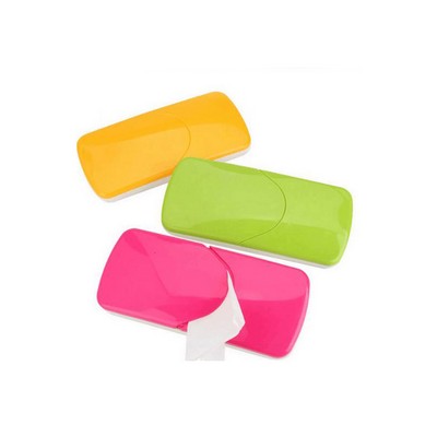 Plastic Car Sun Visor Tissue Box Holder Refillable Tissue Box