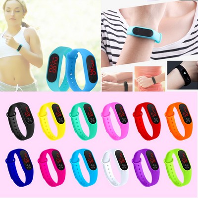 LED Screen Silicone Watch w/PVC Packing Box