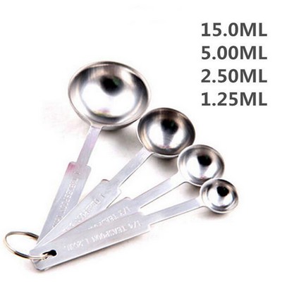 4pcs Stainless Steel Measuring Spoon Sets