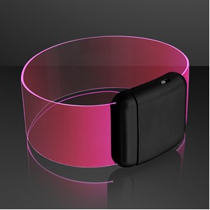 Cosmic Pink LED Magnetic Clasp Bracelets - BLANK