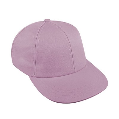 Solid Color Brushed Snapback Lowstyle Cap