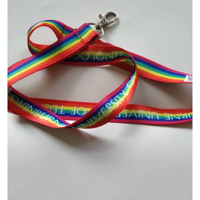 Delicate Polyester Lanyards with Metal Swivel Hook