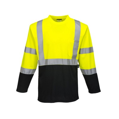 Laguna Hi-Vis Contrast Pocket T-Shirt L/S