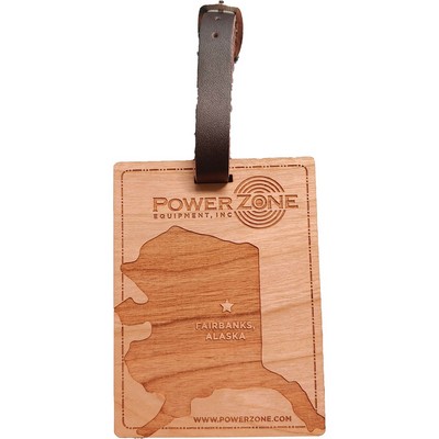 Hardwood State Luggage Tags