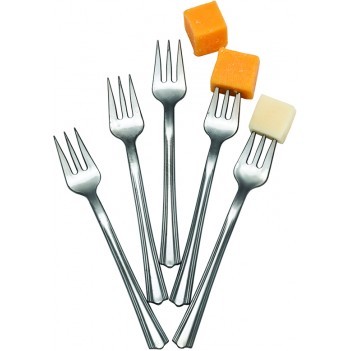 Metalized Finish Appetizer Fork (25 Piece)
