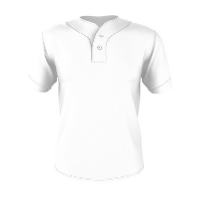 Alleson Athletic Youth Two Button Mesh Baseball Jersey