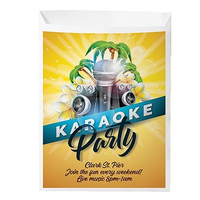 Digital Full Color 2-Sided Merchant Paper Bag (7.5" x 10")