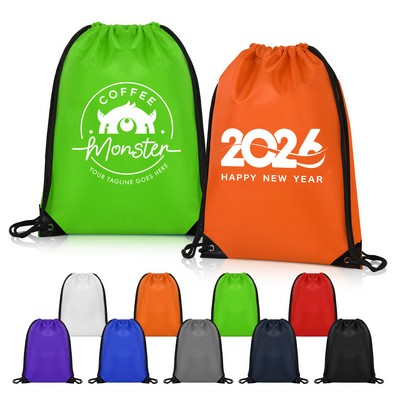 420D Heavy Duty Drawstring Backpack