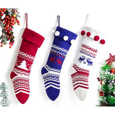 18" Christmas Stockings Rustic