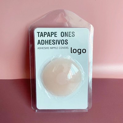 Nipple Covers Lift, Strapless Sticky Push up Reusable Silicone Tape Bra, Invisible Adhesive Bras for