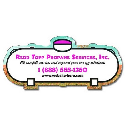 Magnet - Propane Tank Shape (5x2.25) - 30 Mil - Outdoor Safe