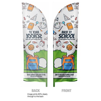 Feather Flag Single 12 FT Graphic