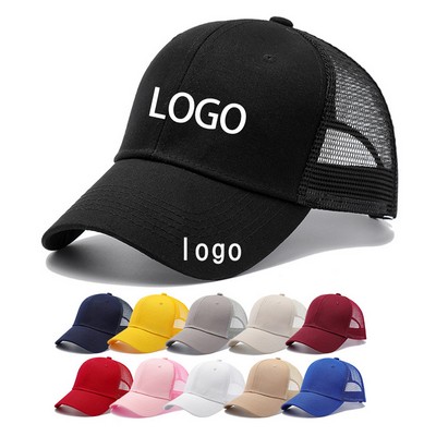 High-Quality Mesh Panel Golf Baseball Cap