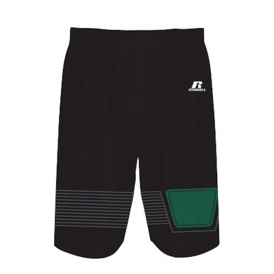 Russell® Adult FreeStyle™ Sublimated Solid 8-Inch Basketball Shorts