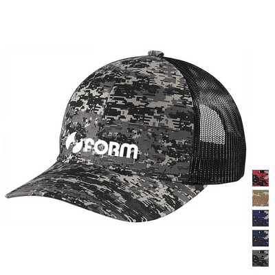 Port Authority® Digi Camo Snapback Trucker Cap