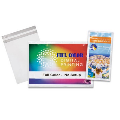 Quick Print 100+ Full Color 2 Sided Imprint White Poly Self Seal Mailers (10"x12")