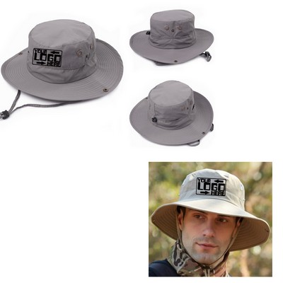 Outdoor Fishing Wide Brim Sun Bucket Hat