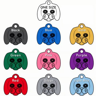 Dog Face Aluminum Tag - 100% MADE IN THE USA