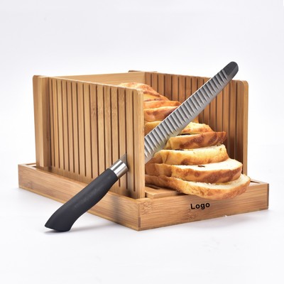 Bamboo Bread Slicer for Homemade Bread Loaf