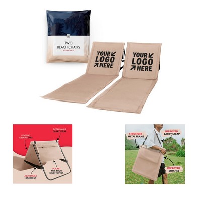 Beach Chair for Adult with Back Support