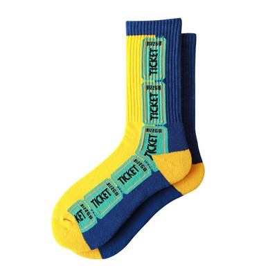 Jacquard Cotton Socks