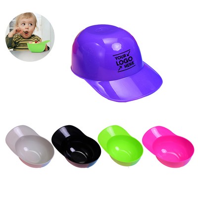 Baseball Hat Ice Cream Bowl