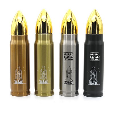 16 Oz. Bullet Shaped Thermos Bottle