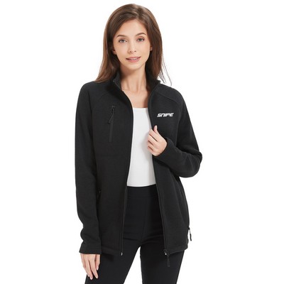 Women's Full Zip Microfleece Brushed Back Jacket