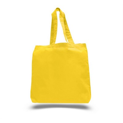 Cotton Tote Bag with Bottom Gusset