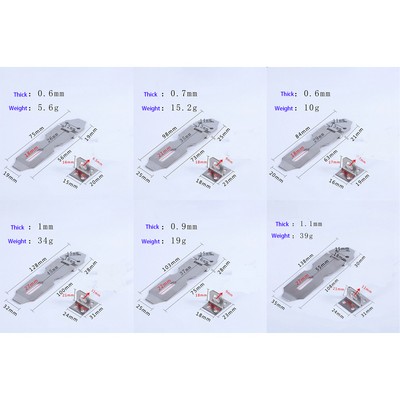 Hasp Stainless Steel Anti Theft Door Lock