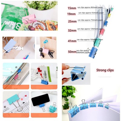 40 Pieces Binder Clips