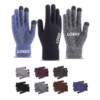 Unisex Knit Touchscreen Gloves