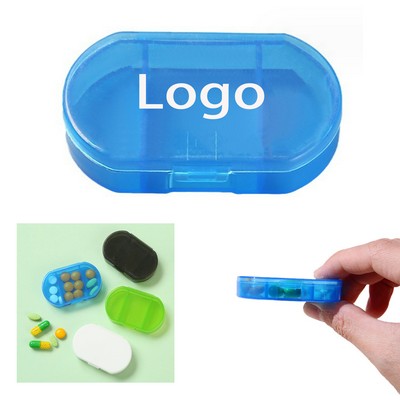 Oval Shape Pill Holder