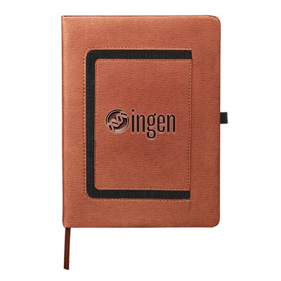 Roma Journal With Horizontal Phone Pocket 7.5" X 9.875"