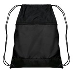Drawstring Bag w/Zipper Pocket