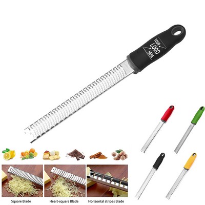 Premium 304 Stainless Steel Cheese Grater with Non-Slip Handle