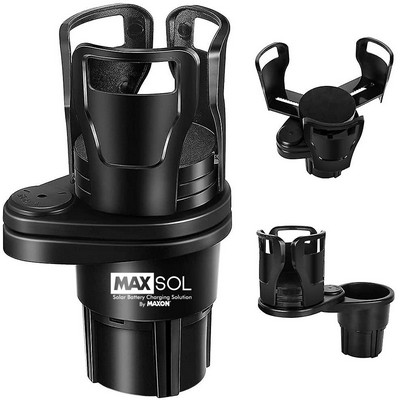 2-in-1 Heavy-Duty Automotive Cup Holder Extender for Drinks Instant Noodles Snacks Tablets