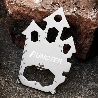 16" 1 Stainless Steel House Shape Wallet Tool