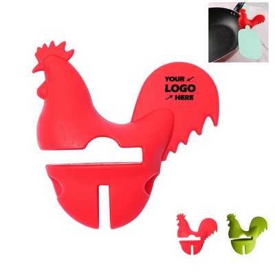 Rooster Shape Silicone Anti-Spill Pot Side Clip